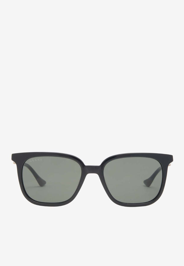 Square-Shaped Logo Sunglasses