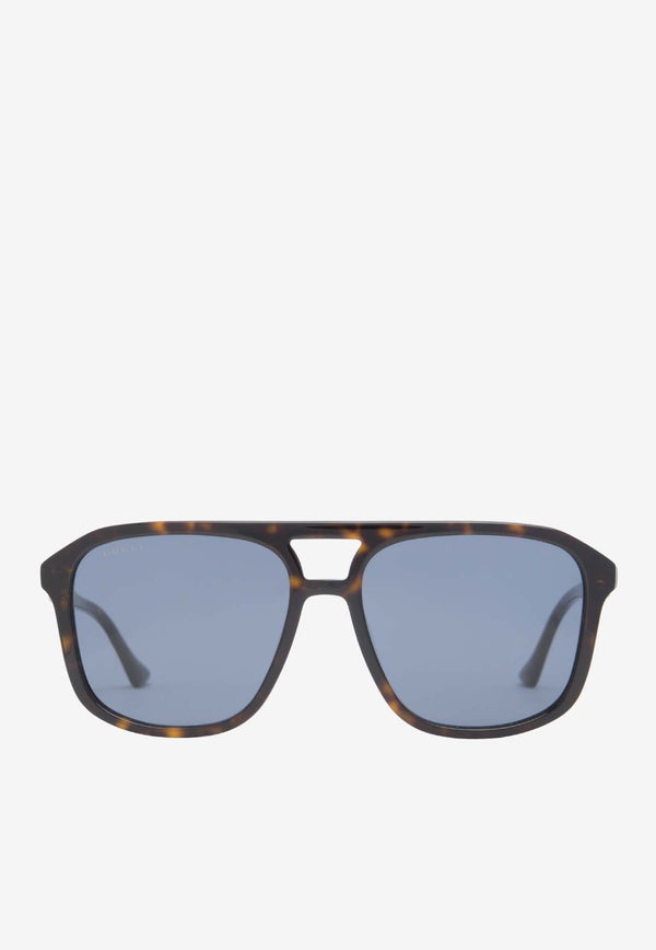 Square-Shaped Logo Sunglasses