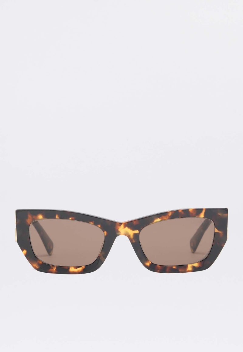 Miu Glimpse Rectangular Sunglasses