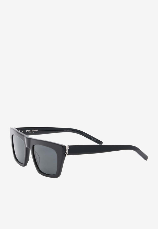 Cassandre Flat-Top Square Sunglasses