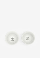 Small H Déco Porcelain Cups - Set of 2