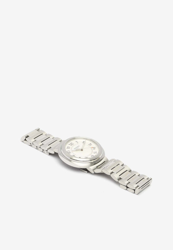 Large Hermès Cut 36mm Watch in Single Tour Bracelet