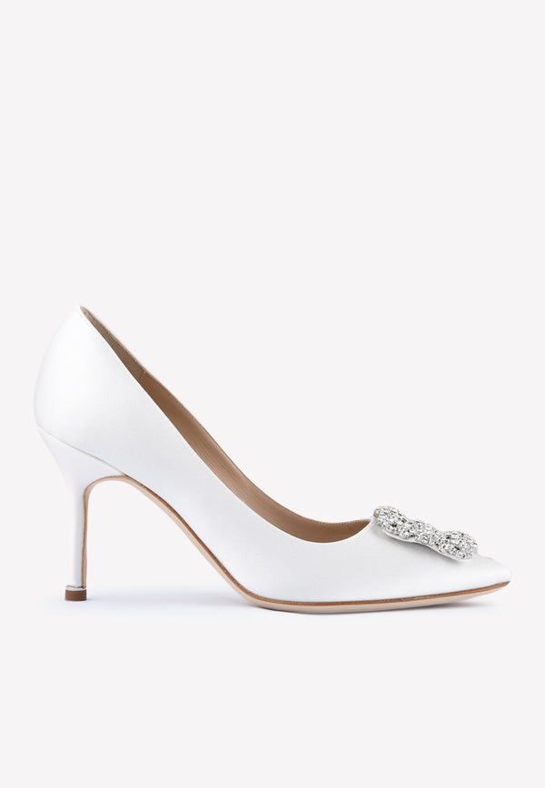 Hangisi 90 Crystal Buckle Pumps