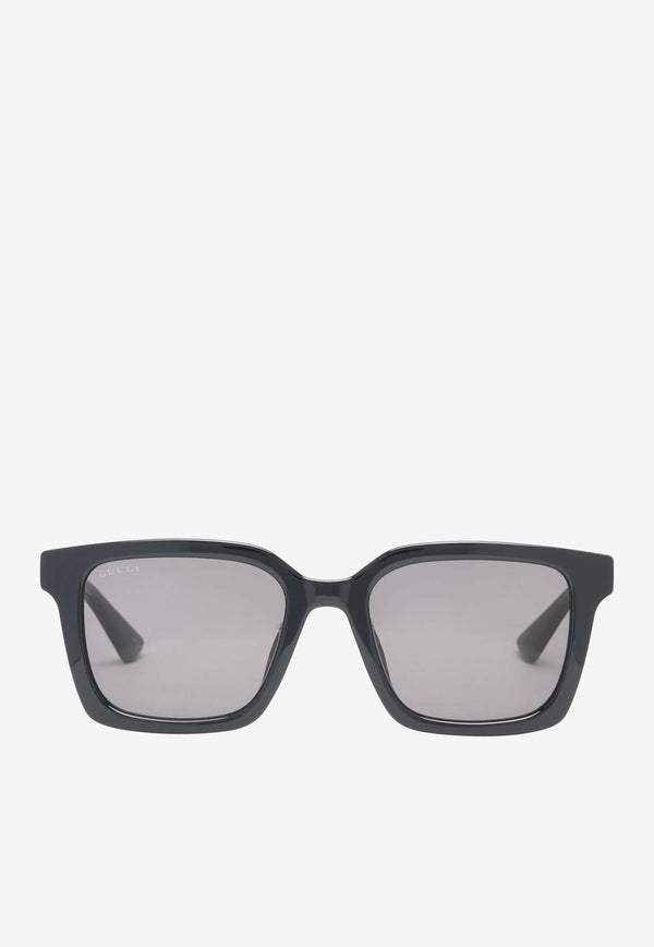 Square-Shaped Logo Sunglasses