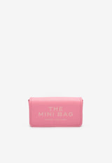 The Mini Logo Crossbody Bag in Grained Leather