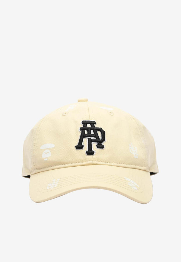 Moonface Monogram Baseball  Cap