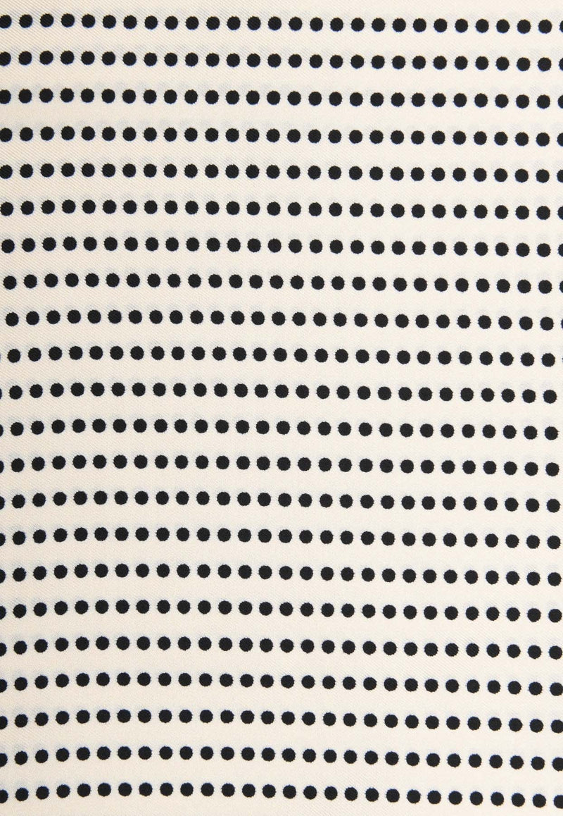 Micro Dots Silk Scarf
