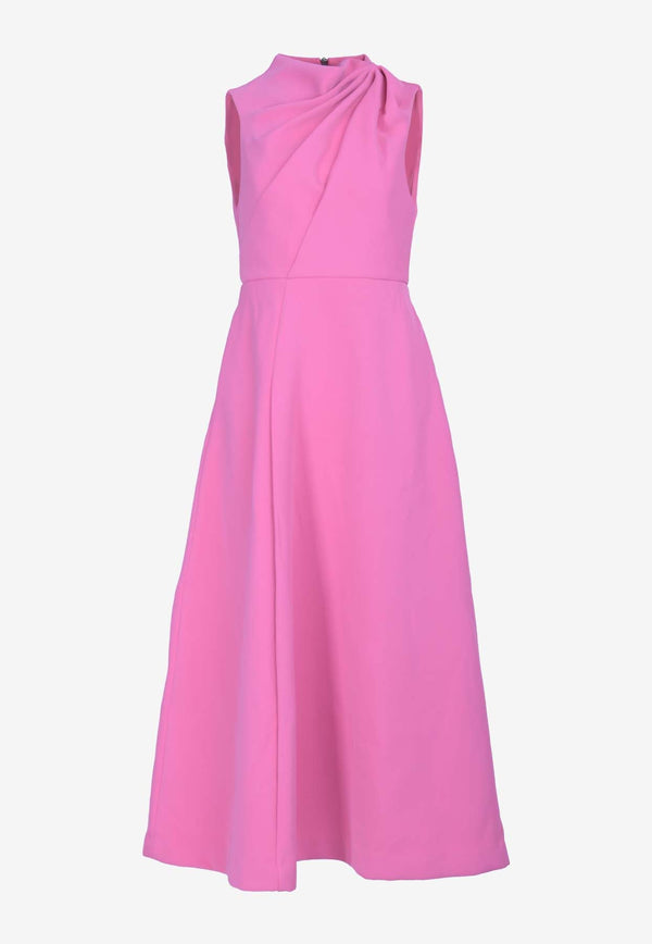 Cosmic Drape Midi Dress