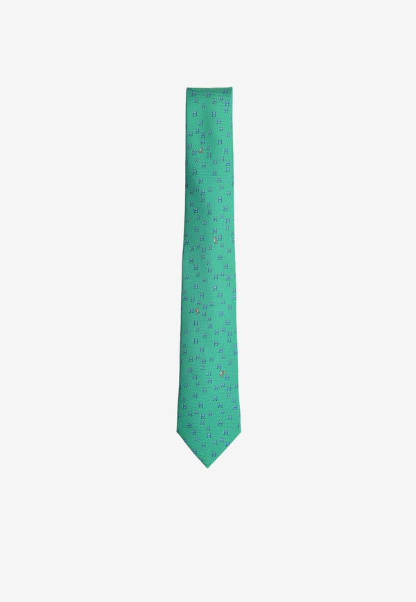 H Lapin Silk Twill Tie