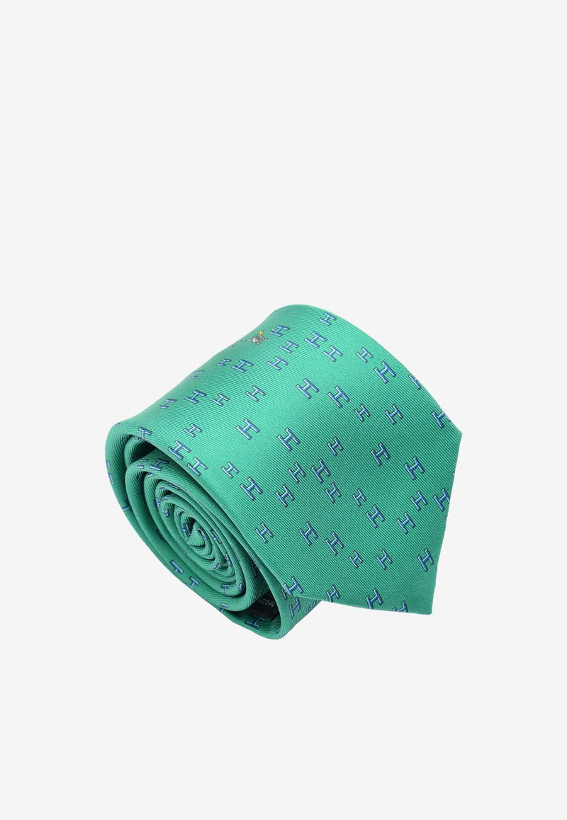 H Lapin Silk Twill Tie