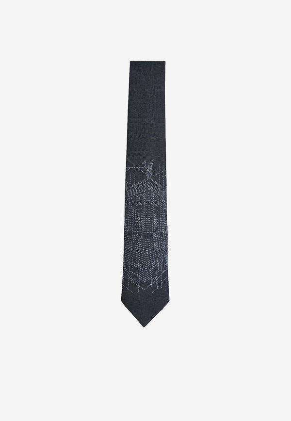 Pique Sellier Silk Tie