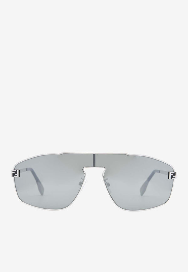 Skyfe F Logo Shield Sunglasses