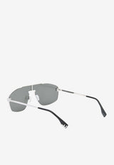 Skyfe F Logo Shield Sunglasses