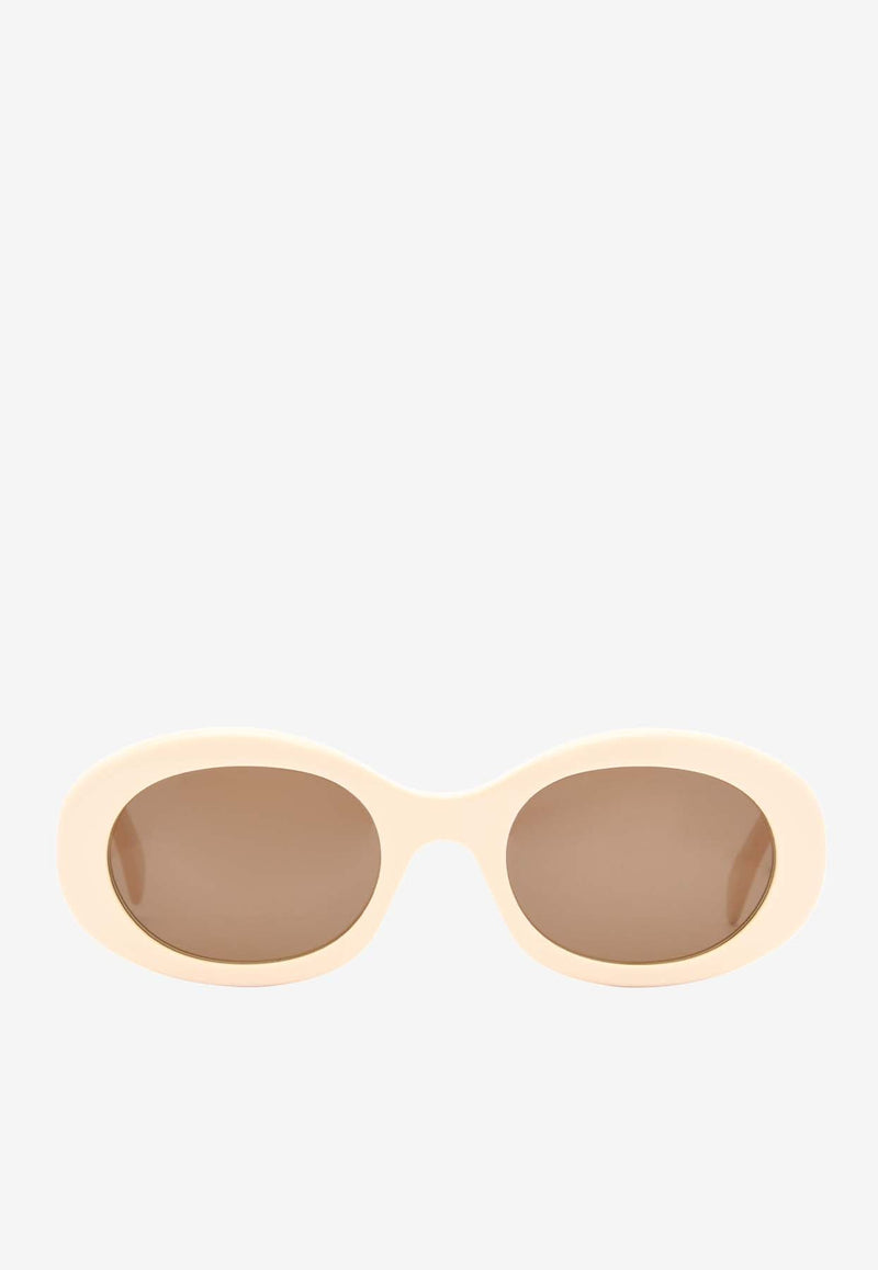 Triomphe Oval Sunglasses