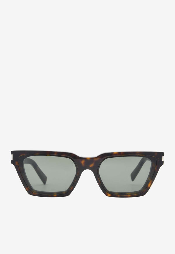 Calista Squared Cat-Eye Sunglasses