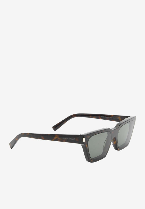 Calista Squared Cat-Eye Sunglasses