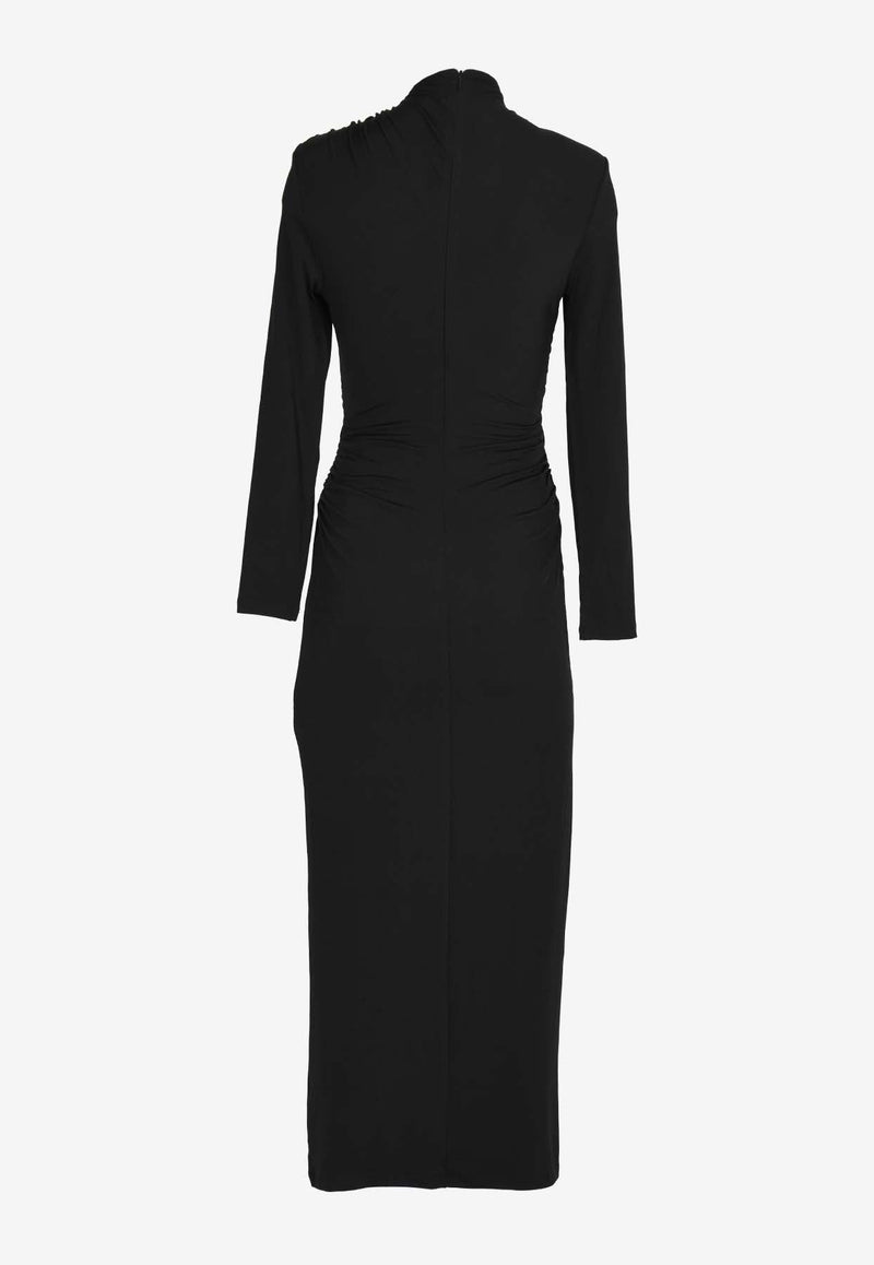 Emmeline Ruched Midi Dress