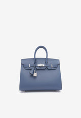 Birkin 25 Sellier in Bleu Navy Epsom Leather with Palladium Hardware