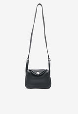 Mini Lindy 20 II in Black Clemence Leather with Palladium Hardware