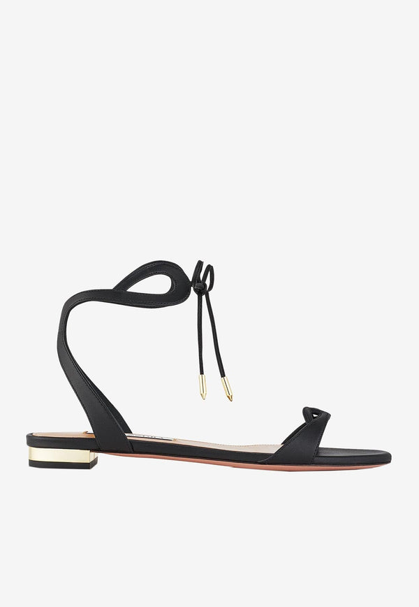 Tessa Flat Sandals in Nappa Leather