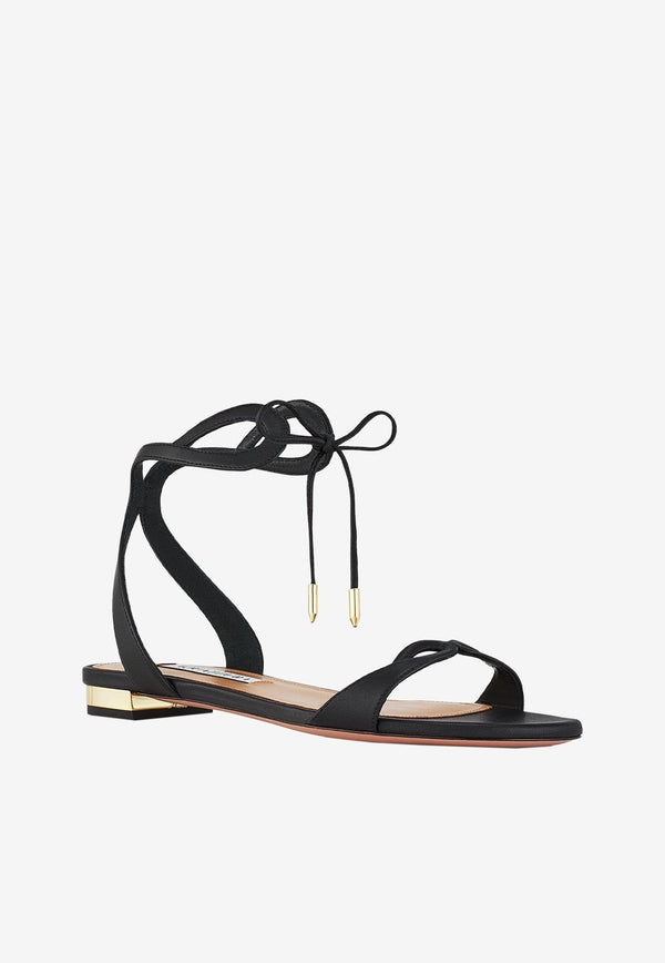 Tessa Flat Sandals in Nappa Leather