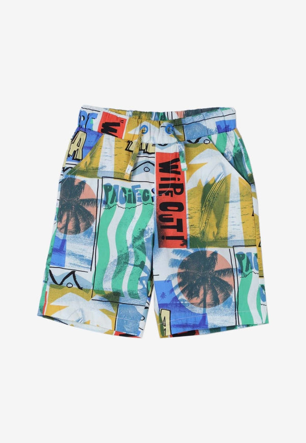 Boys Graphic Print Shorts