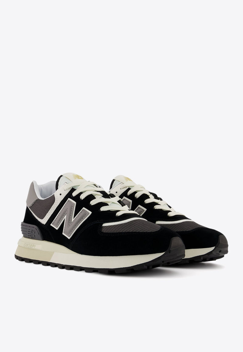 574 Low-Top Sneakers in Black with Marblehead