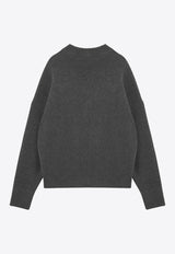 Ami De Coeur Intarsia Knit Turtleneck Sweater