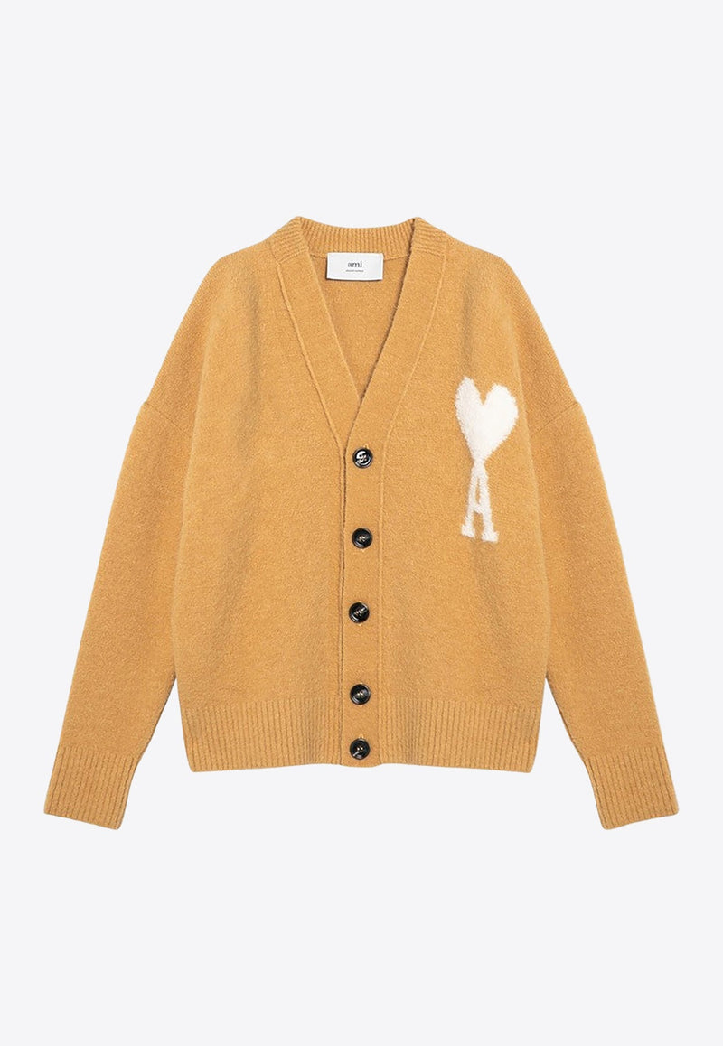 Ami De Coeur Intarsia Knit Cardigan