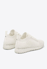 Veles Crochet Knit Low-Top Sneakers