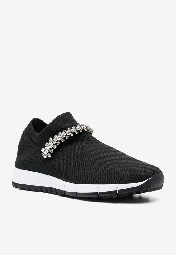 Verona Slip-On Sneakers with Crystal Embellishment