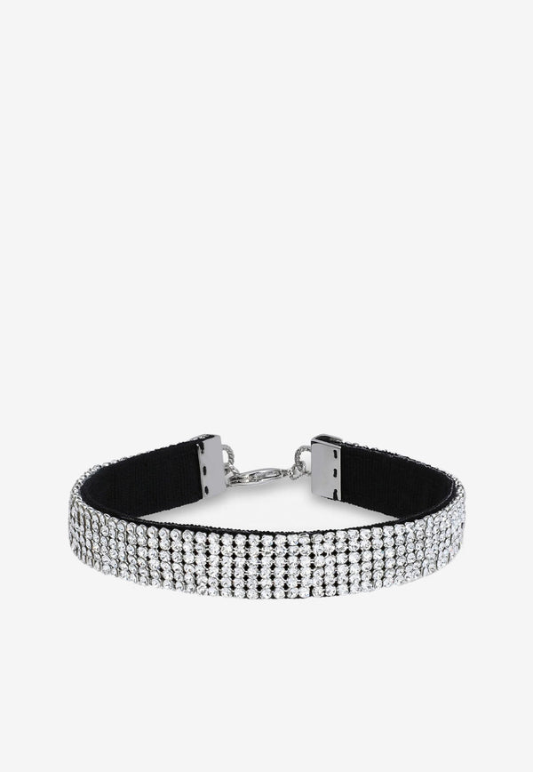 Girls Crystal Mesh Choker