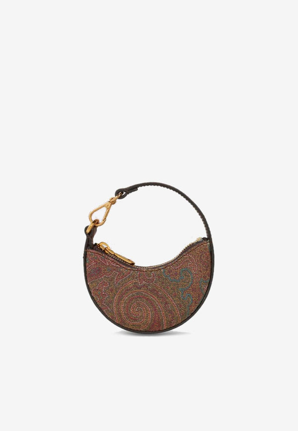 Mini Paisley Jacquard Hobo Bag