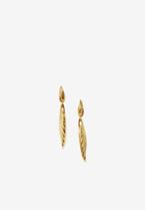 Wavy  Ridge Drop Earrings