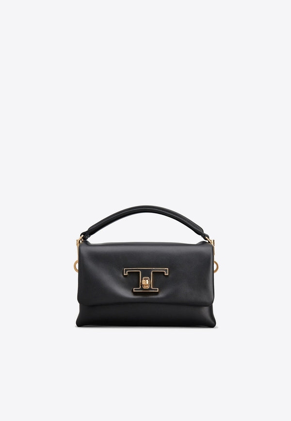 Micro T Timeless Leather Top Handle Bag