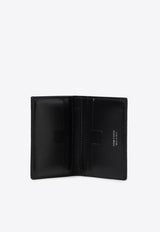 Embossed Leather Bi-Fold Cardholder