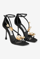 Zea 95 Flower-Embellished Sandals