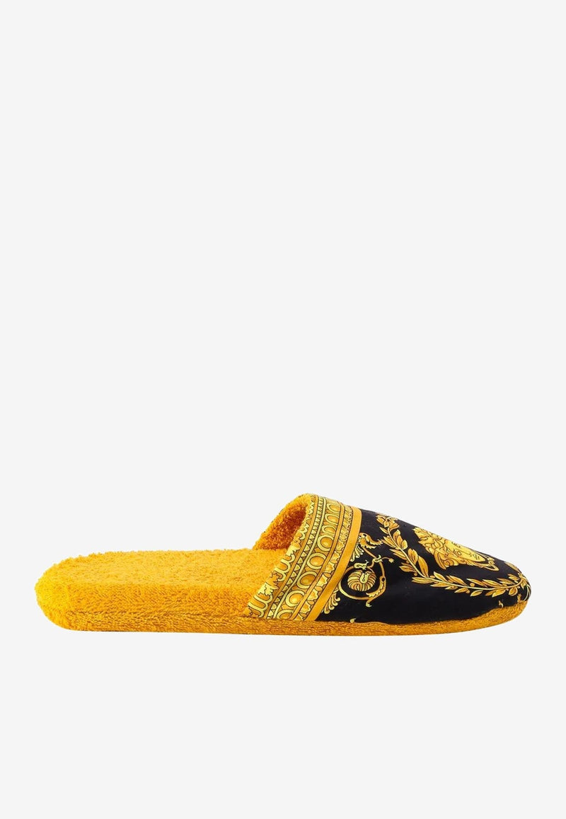 I <3 Baroque Print Slippers