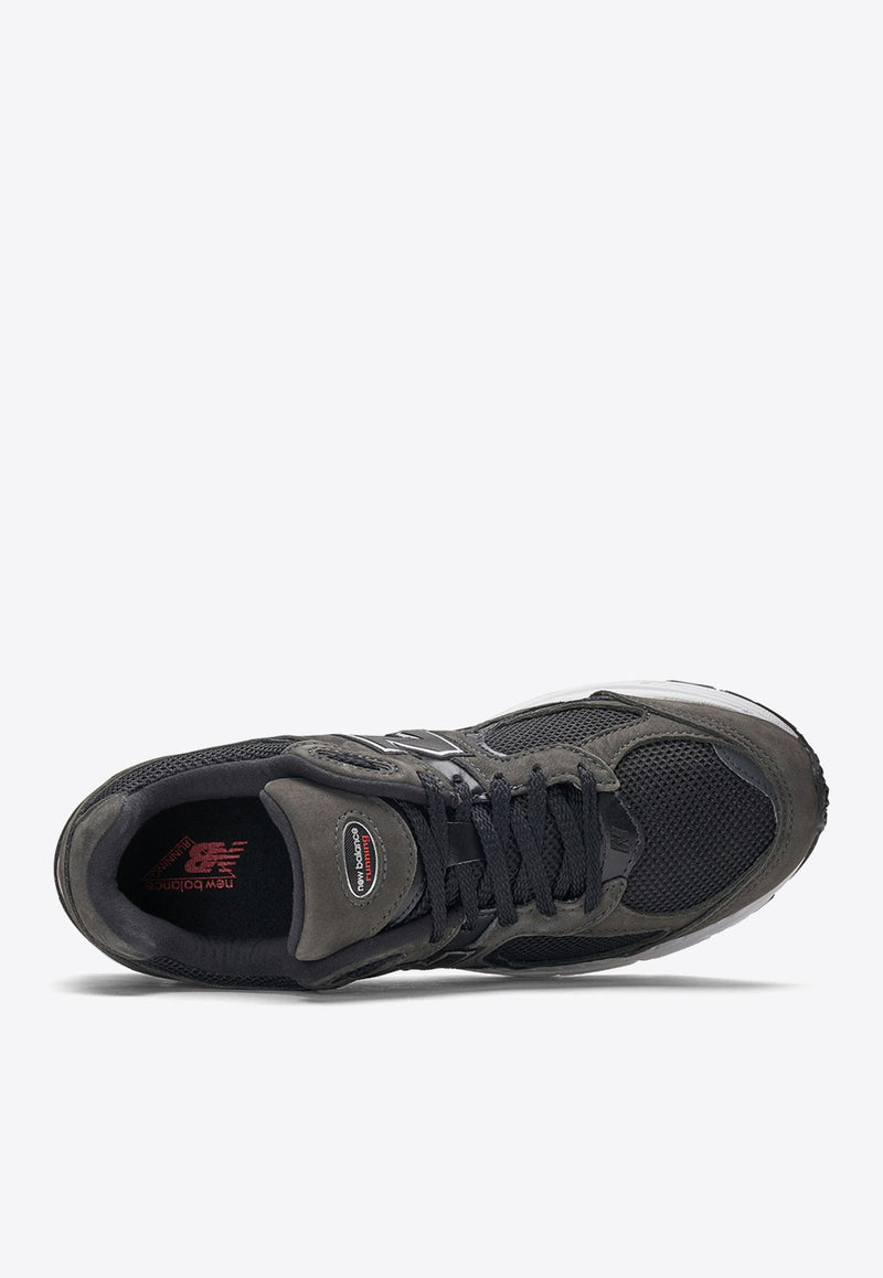 2002R Low-Top Sneakers in Raven with Black