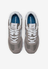 574 Core Low-Top Sneakers in Gray with White