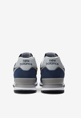 574 Core Low-Top Sneakers in Navy with White