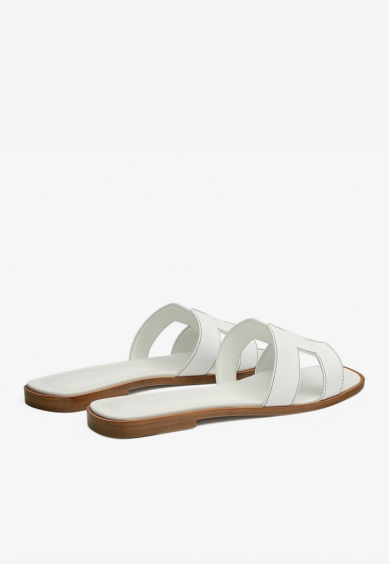 Oran H Cut-Out Sandals in Calf Leather
