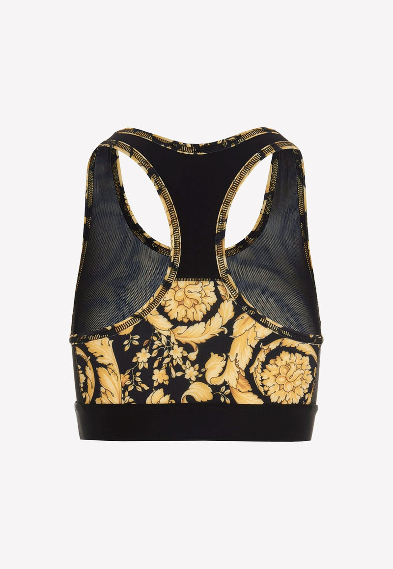 Barocco Print Sports Bra