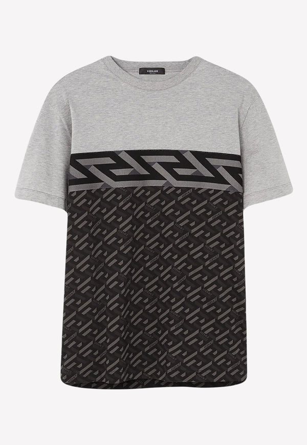 La Greca Crewneck Short-Sleeved T-shirt