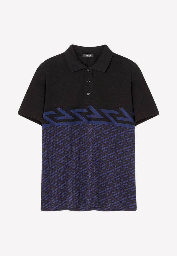 La Greca Short-Sleeved Polo T-shirt