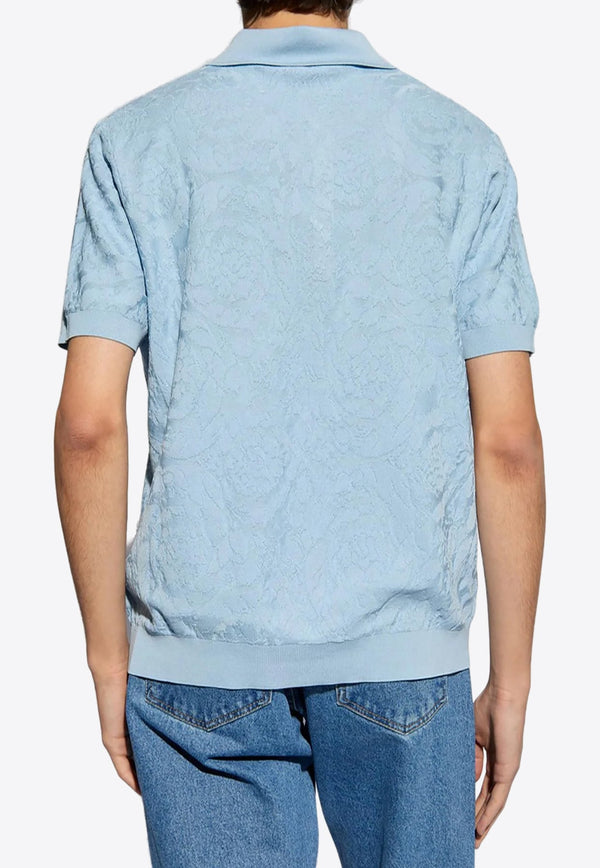 Barocco Knit Polo T-shirt