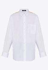 Barocco Print Long-Sleeved Shirt