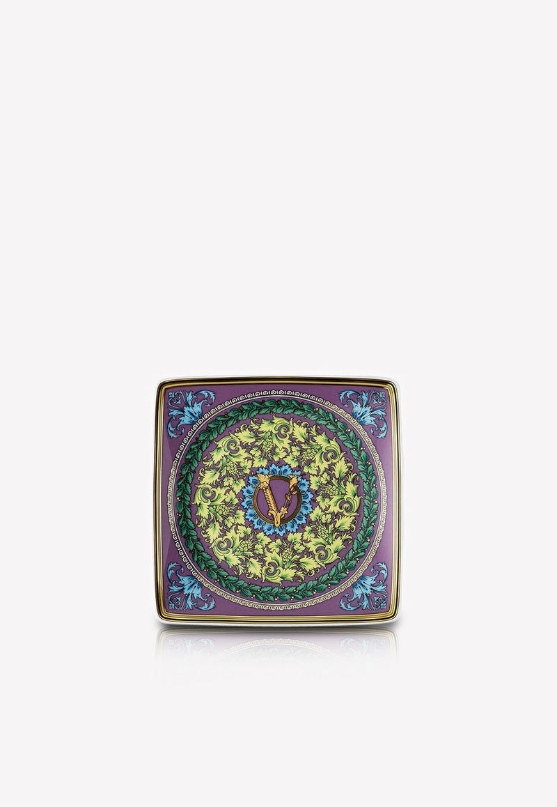 Versace Barocco Mosaic  Small Square Dish  -12 cm