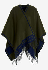 Cashmere and Wool Logo Cape