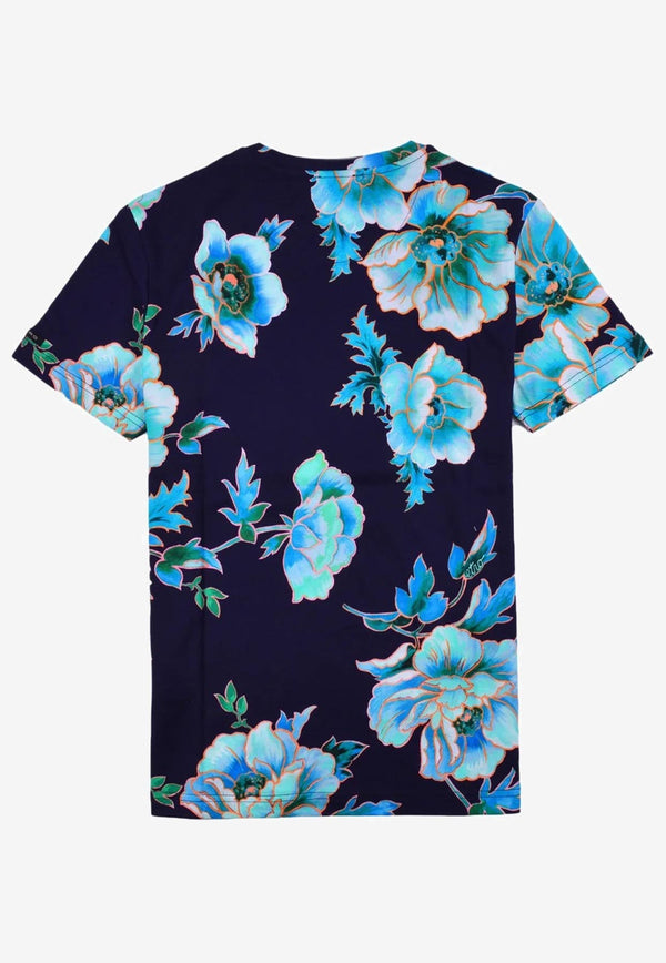 Short-Sleeved Floral T-shirt